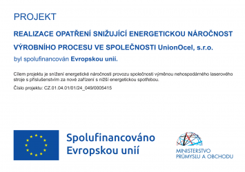 Projekt výměny pálícího stroje v Kopřivnici s finanční podporou EU